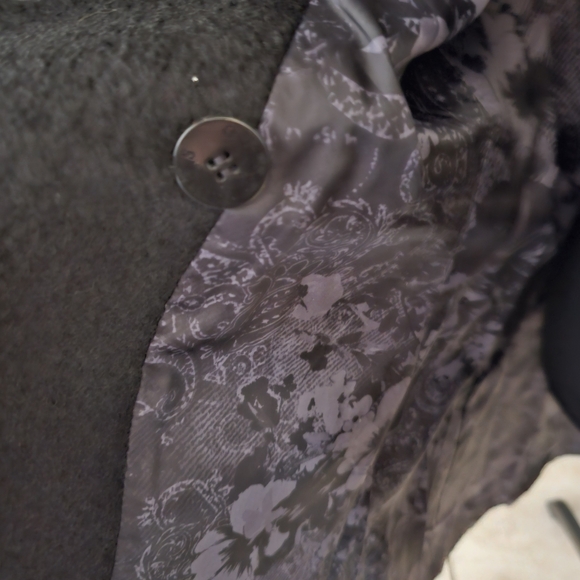 Double Breasted Skirted Peacoat Jacket/Coat - Picture 7 of 16